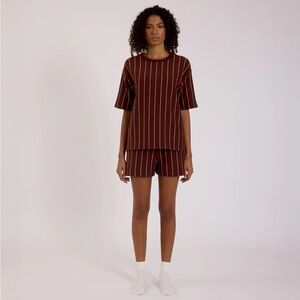 NWT - Hommey PJ Set - Mahogany